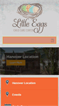Mobile Screenshot of littleeggschildcare.com